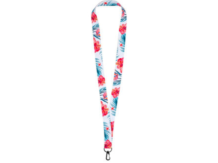 Ланъярд 2 см под сублимацию с трендовым карабином, черный