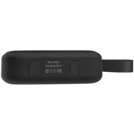 Беспроводная колонка Borsetta, черная Беспроводная колонка Borsetta, черная