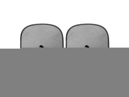 Набор MACK из 2 складных солнцезащитных шторок для окон, черный