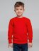Свитшот детский Toima Kids, красный с нанесением логотипа