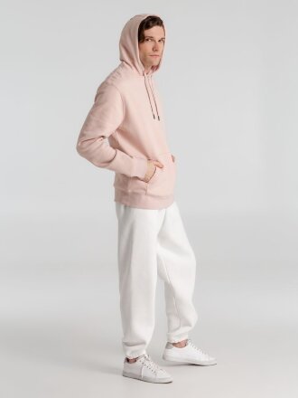 Толстовка с капюшоном унисекс King, розовая Толстовка с капюшоном унисекс King, розовая