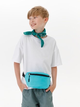 Детская поясная сумка Sonrisa, бирюзовая Детская поясная сумка Sonrisa, бирюзовая