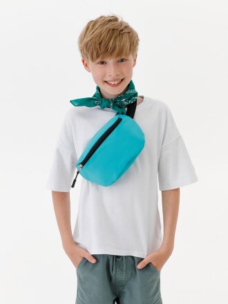 Детская поясная сумка Sonrisa, бирюзовая Детская поясная сумка Sonrisa, бирюзовая