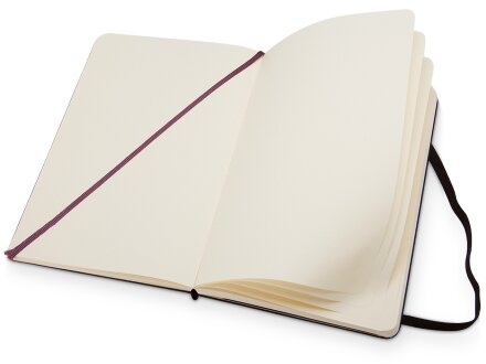 Записная книжка Moleskine Classic (нелинованный) в твердой обложке, Large (13х21см), черный Записная книжка Moleskine Classic (нелинованный) в твердой обложке, Large (13х21см), черный