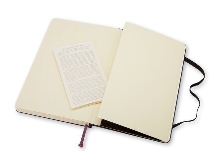 Записная книжка Moleskine Classic (нелинованный) в твердой обложке, Large (13х21см), черный Записная книжка Moleskine Classic (нелинованный) в твердой обложке, Large (13х21см), черный