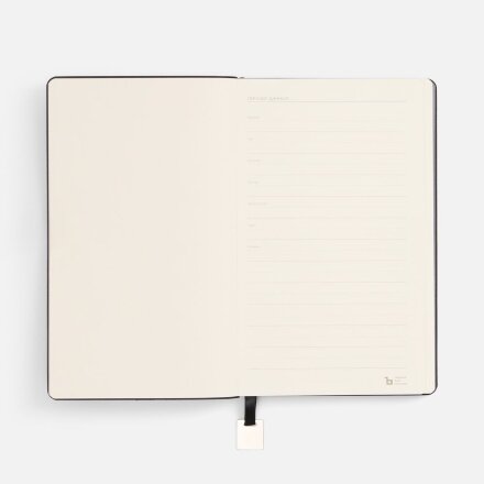 Ежедневник Shall Light, недатированный, черный Ежедневник Shall Light, недатированный, черный