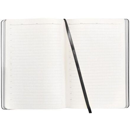 Ежедневник Shall Light, недатированный, черный Ежедневник Shall Light, недатированный, черный