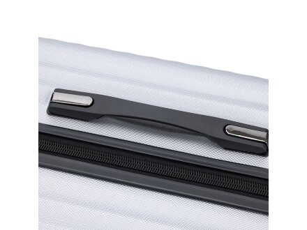 Чемодан TORBER Lama, серебристый, ABS-пластик, 49 х 29,5 х 77 см, 92 л Чемодан TORBER Lama, серебристый, ABS-пластик, 49 х 29,5 х 77 см, 92 л