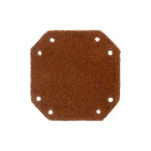 Лейбл кожаный Beta Kikar, M, горчичный Лейбл кожаный Beta Kikar, M, горчичный