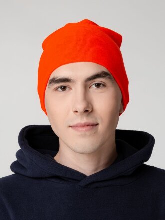 Шапка Hey, красно-оранжевая (кармин) Шапка Hey, красно-оранжевая (кармин)
