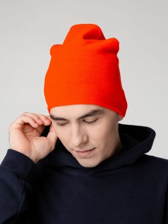 Шапка Hey, красно-оранжевая (кармин) Шапка Hey, красно-оранжевая (кармин)