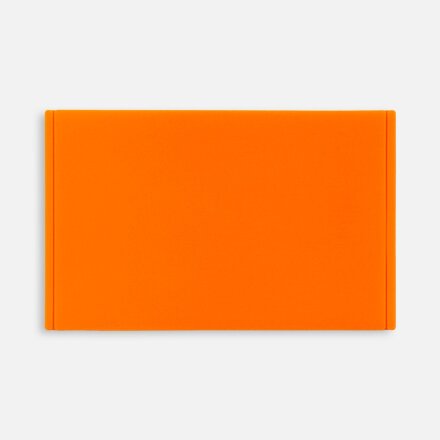 Лейбл из ПВХ Dzeta, ХL, оранжевый неон