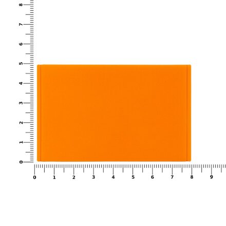 Лейбл из ПВХ Dzeta, ХL, оранжевый неон Лейбл из ПВХ Dzeta, ХL, оранжевый неон