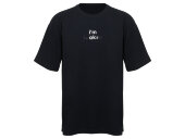 Футболка оверсайз Vienna унисекс , черный с нанесением Трафарет Скульптура 2 цвета