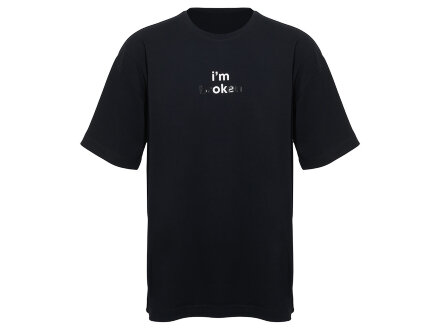 Футболка оверсайз Vienna унисекс , черный с нанесением Трафарет Скульптура 2 цвета