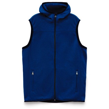 Жилет с капюшоном унисекс Gotland, синий Жилет с капюшоном унисекс Gotland, синий