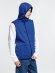 Жилет с капюшоном унисекс Gotland, синий Жилет с капюшоном унисекс Gotland, синий
