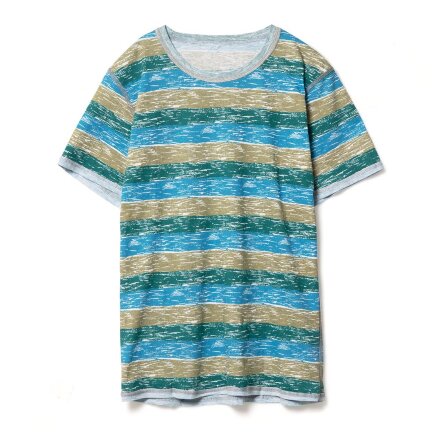 Футболка мужская Rayet двусторонняя, голубая с зеленым Футболка мужская Rayet двусторонняя, голубая с зеленым