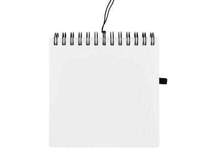 Блокнот А6 Журналист с ручкой, белый Блокнот А6 Журналист с ручкой, белый