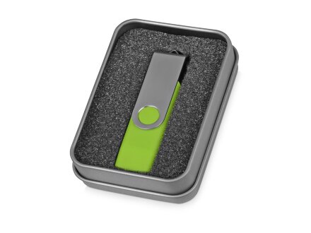 Коробка для флеш-карт Этан, серебристый Коробка для флеш-карт Этан, серебристый