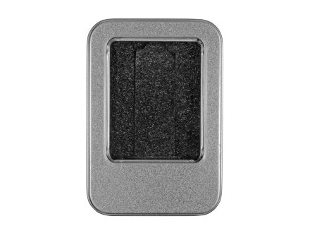 Коробка для флеш-карт Этан, серебристый Коробка для флеш-карт Этан, серебристый