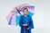Дождевик-плащ детский BrightWay Kids, синий