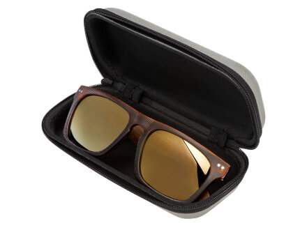 Очки из бамбука с зеркальными линзами Rockwood mirror, коричневый Очки из бамбука с зеркальными линзами Rockwood mirror, коричневый