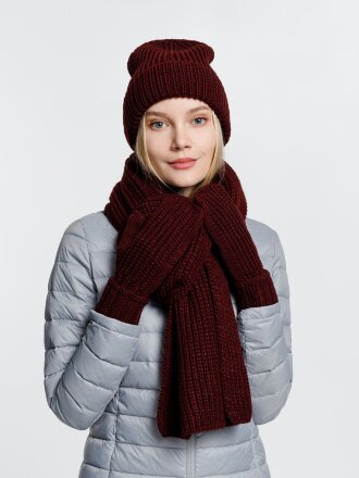 Шапка Nordkyn, бордовая Шапка Nordkyn, бордовая