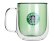 Цветная кружка Ubud с двойными стенками, зеленый (тампопечать)