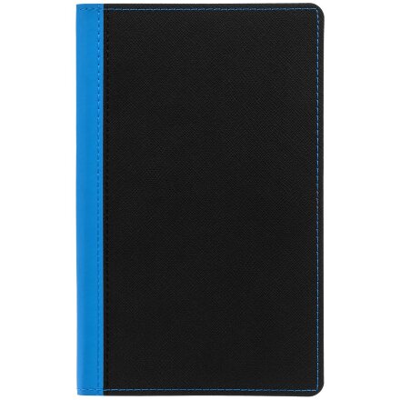 Ежедневник Nice Twice, недатированный, черный с голубым Ежедневник Nice Twice, недатированный, черный с голубым
