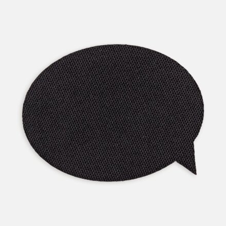 Наклейка тканевая Lunga Bubble, M, черная Наклейка тканевая Lunga Bubble, M, черная