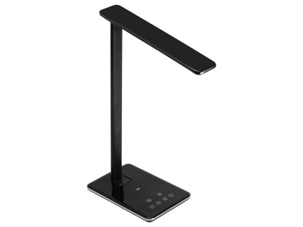 Настольная лампа с функцией беспроводной зарядки Starline, черный Настольная лампа с функцией беспроводной зарядки Starline, черный