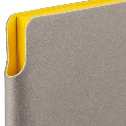 Ежедневник Flexpen, недатированный, серебристо-желтый Ежедневник Flexpen, недатированный, серебристо-желтый