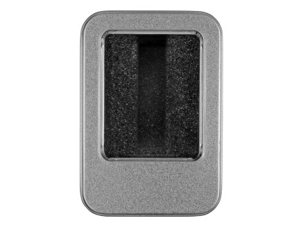 Коробка для флеш-карт с мини чипом Этан, серебристый