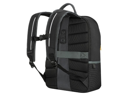 Рюкзак WENGER Move 16, чёрный, переработанный ПЭТ, 33 x 19 x 44 см, 22 л