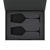 Ложемент под 2 бокала для вина (рифленое стекло) в среднюю коробку-трансформер (арт. 695721)