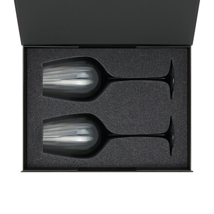 Ложемент под 2 бокала для вина (рифленое стекло) в среднюю коробку-трансформер (арт. 695721)