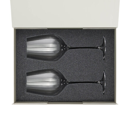 Ложемент под 2 бокала для вина (рифленое стекло) в среднюю коробку-трансформер (арт. 695721)