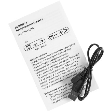 Беспроводная колонка Borsetta, светло-серая Беспроводная колонка Borsetta, светло-серая