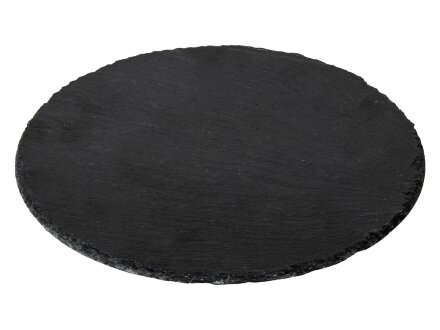 Круглая доска Moon для закусок, сланцевая 25 см Круглая доска Moon для закусок, сланцевая 25 см