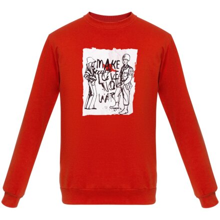 Толстовка Make Love, красная Толстовка Make Love, красная