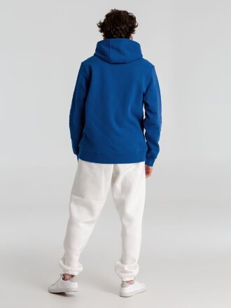 Толстовка с капюшоном унисекс King, ярко-синяя Толстовка с капюшоном унисекс King, ярко-синяя
