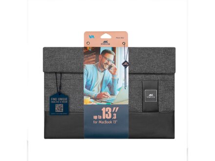RIVACASE 8802 black melange чехол для MacBook Pro/MacBook Air 13 / 12 RIVACASE 8802 black melange чехол для MacBook Pro/MacBook Air 13 / 12