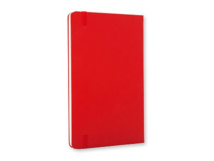 Записная книжка Moleskine Classic (нелинованный) в твердой обложке, Large (13х21см), красный