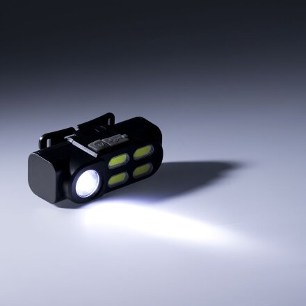 Налобный фонарик аккумуляторный Alnes, черный Налобный фонарик аккумуляторный Alnes, черный