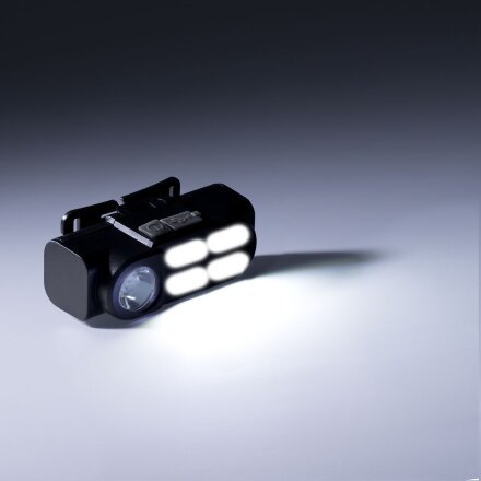 Налобный фонарик аккумуляторный Alnes, черный Налобный фонарик аккумуляторный Alnes, черный