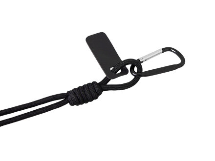 Брелок-веревочка на карабине Trinket, черный Брелок-веревочка на карабине Trinket, черный