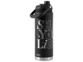 Вакуумный термос Canyon Jug, 1430 мл, черный с гравировкой