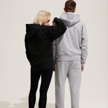 Худи оверсайз унисекс Origin, серый меланж Худи оверсайз унисекс Origin, серый меланж