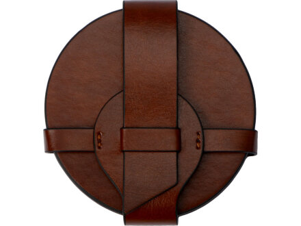 Набор костеров Fabrizio из PU, 4 шт, коричневый Набор костеров Fabrizio из PU, 4 шт, коричневый